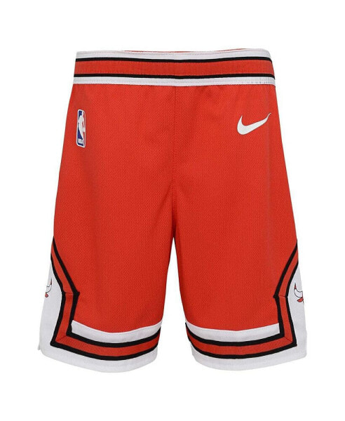 Little Boys and Girls Red Chicago Bulls Icon Replica Shorts