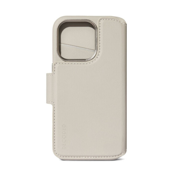 Чехол для смартфона Decoded Leder Wallet с MagSafe для iPhone 15 Pro