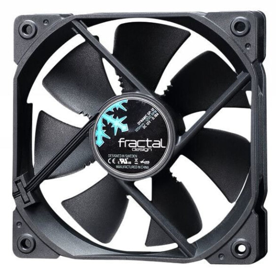 Fractal Design Dynamic X2 - Fan - 12 cm - 19.4 dB - 52.3 cfm - Black