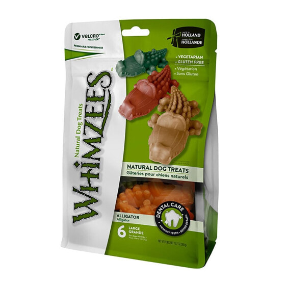 WHIMZEES Bag Alligator L Dog Snack 6 Units