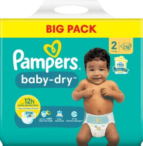 Windeln Baby Dry Gr. 2 Mini (4-8kg), Big Pack, 78 St