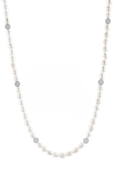 Elegant necklace with real pearls VAAXP1319S