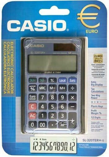 Калькулятор CASIO SL-320TER PLUS-S для школы