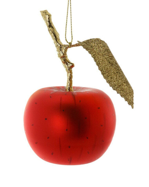 Cody Foster & Co. High Grove Apple-Red Ornament Multicolor