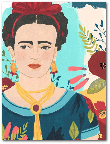 Frida Garden I Gallery-Wrapped Canvas Wall Art - 18" x 24"