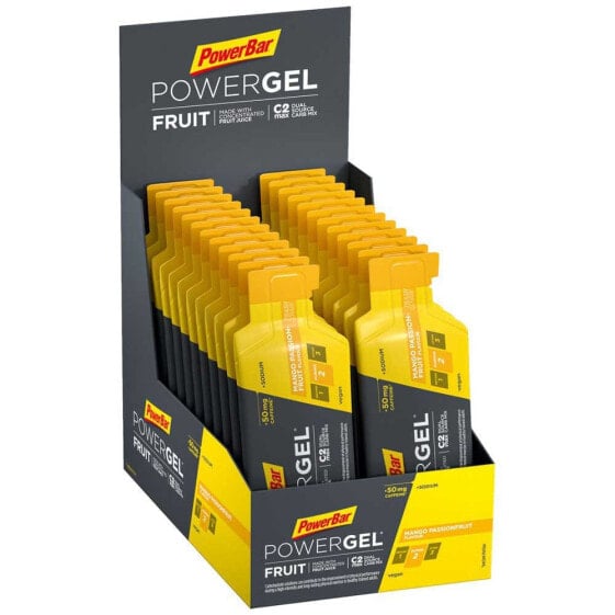 Энергетические гели PowerBar PowerGel Original аромат манго 41 г 24 штуки