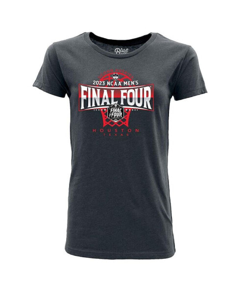 Women's Navy UConn Huskies 2023 NCAA Men's Basketball Tournament March Madness Final Four T-shirt