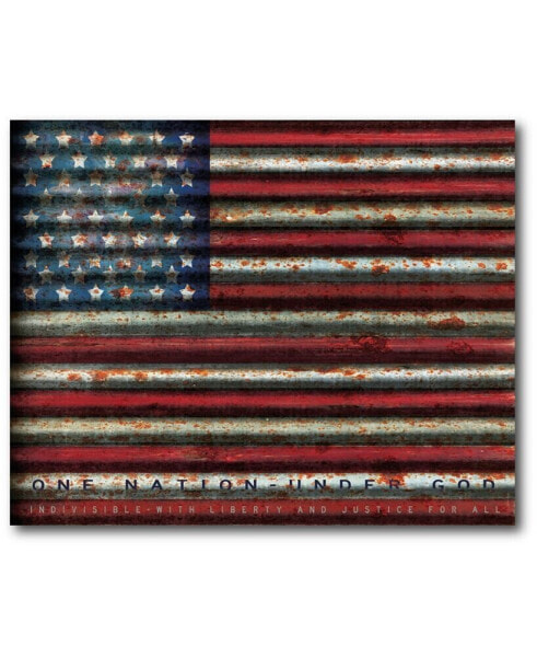 American flag Gallery-Wrapped Canvas Wall Art - 16" x 20"