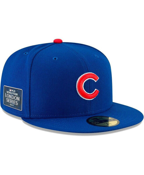 Men's Royal Chicago Cubs On-Field 2023 World Tour London Series 59FIFTY Fitted Hat