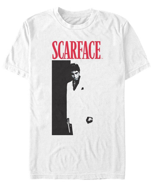 Scarface Men's Iconic Black And White Movie Poster T-Shirt