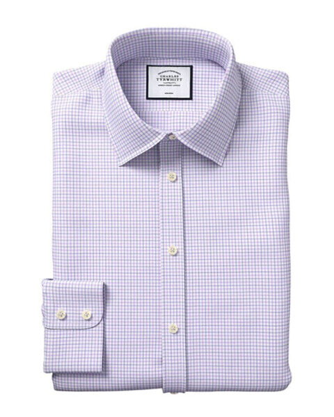 Charles Tyrwhitt Non-Iron Twill Check Slim Fit Shirt Men's