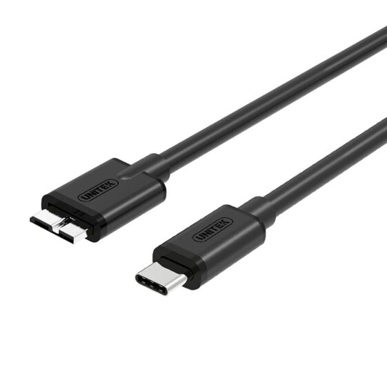 Кабель USB C — Micro USB B Unitek Y-C475BK Чёрный 1 m