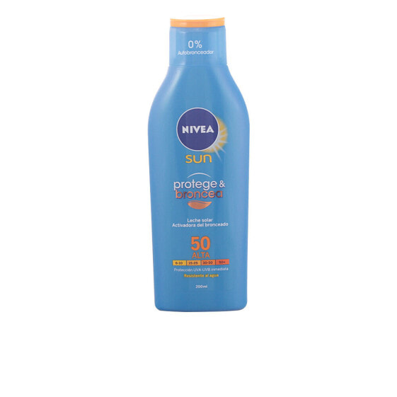 Средство для загара и защиты от солнца Nivea SUN PROTEGE&BRONCEA 200 мл SPF50