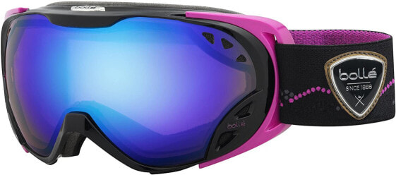 Bollé Duchess Women's Outdoor Skiing Goggle available in Soft Black/Gold - Medium