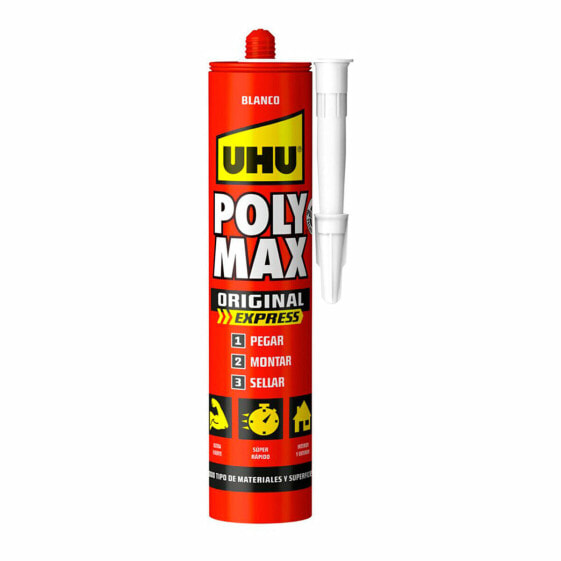 Герметик / Клей UHU 6310630 Poly Max Express Белый 425 г