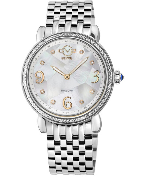 Women's Ravenna Swiss Quartz Silver-Tone Stainless Steel Watch 37mm