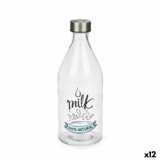 Бутылка для молока Vivalto стеклянная 1 L (12 штук)