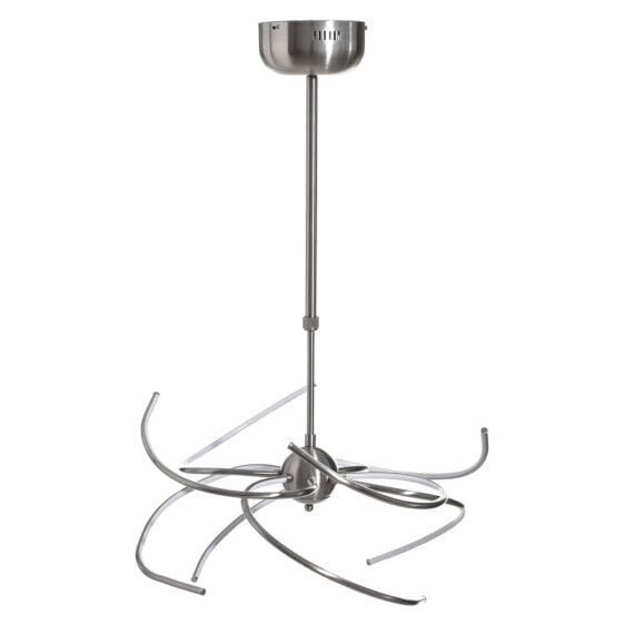 Ceiling Light 60 x 60 x 120 cm Metal Silver Modern