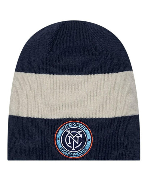 Men's Navy New York City FC 2024 Kick Off Collection Knit Beanie
