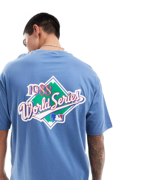 New Era Los Angeles world series t-shirt in blue