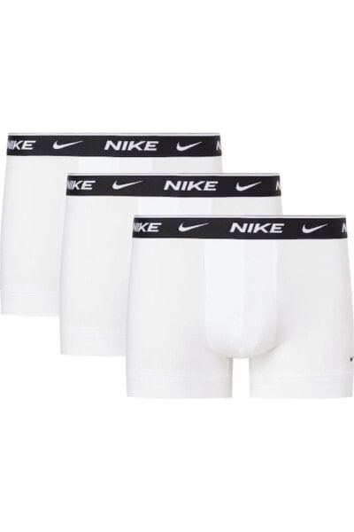 Трусы мужские Nike Белые с эластичной лентой 0000ke1008-med