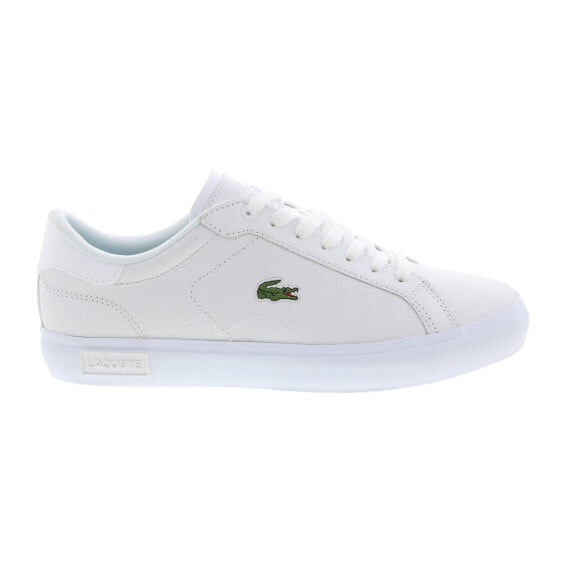 Lacoste Powercourt 222 5 7-44SMA009621G Mens White Lifestyle Sneakers Shoes 10.5