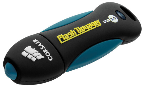 Corsair 64GB Voyager V2 - 64 GB - USB Type-A - 3.2 Gen 1 (3.1 Gen 1) - 190 MB/s - Cap - Black - Blue