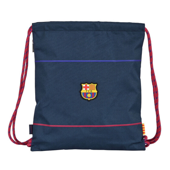 Сумка-рюкзак на веревках F.C. Barcelona Синий (35 x 40 x 1 cm)