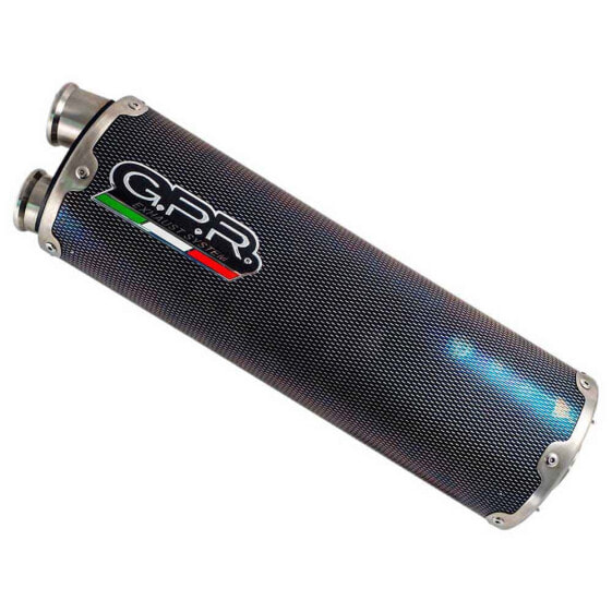 GPR EXHAUST SYSTEMS Dual Poppy LC 8 Adventure 1050 15-16 Euro 3 homologated slip on muffler