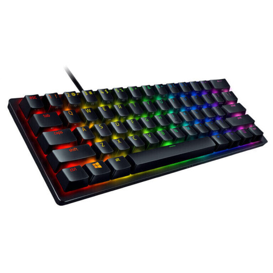 Razer Huntsman Mini Black Gaming Tastatur, Clicky Purple optical - schwarz