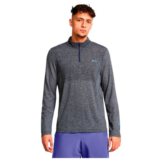 UNDER ARMOUR Stride Seamless half zip long sleeve T-shirt