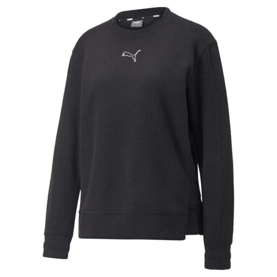 Puma Her Winterized Crew Neck Sweatshirt Womens Black 84983701