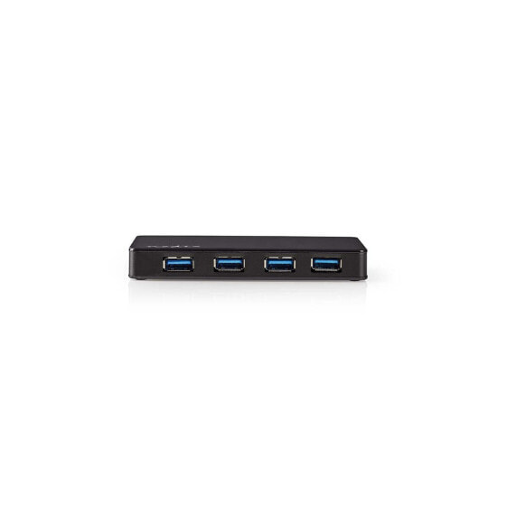 Nedis UHUBU3420BK Schnittstellen-Hub USB 3.2 Gen 1 3.1 1 Micro-B - Digital