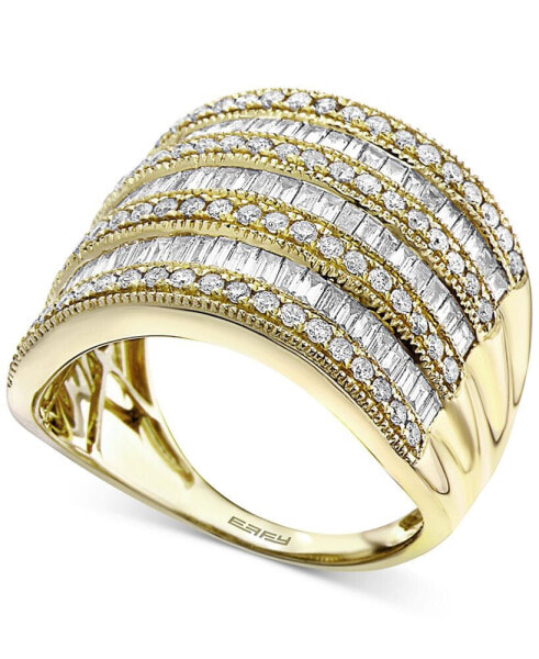 EFFY® Diamond Multi-Row Statement Ring (1-1/2 ct. t.w.) In 14k Gold