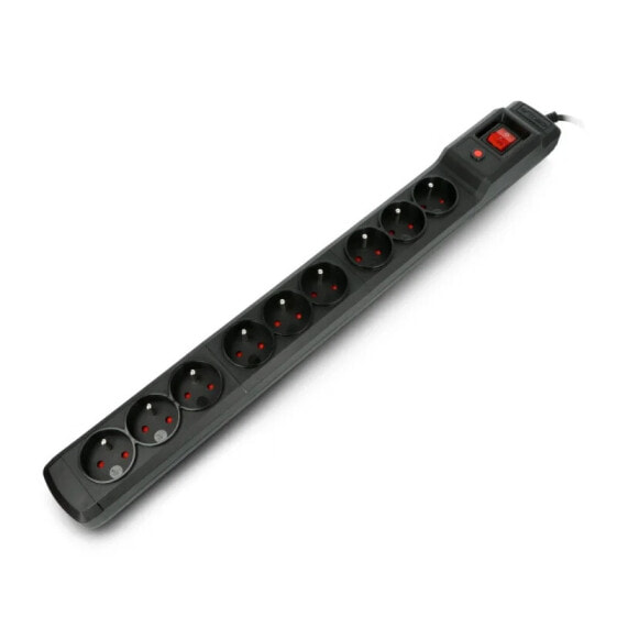 Power strip with protection Armac Multi M9 black - 9 sockets - 1,5m