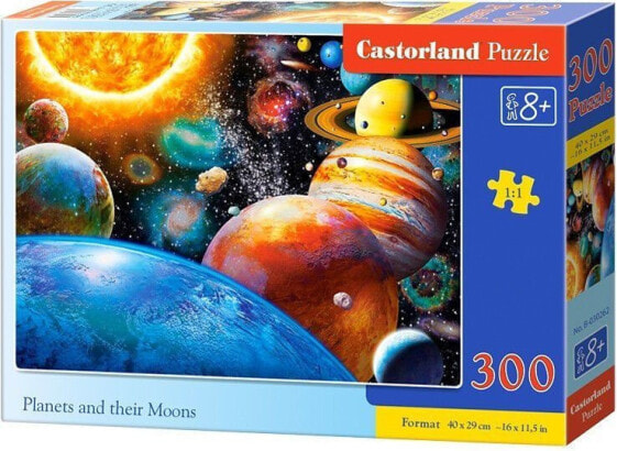 Пазл развивающий Castorland Planets and their Moons 300 элементов (241104)
