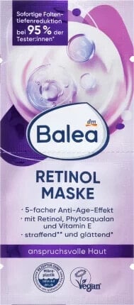 Gesichtsmaske Retinol (2x8 ml), 16 ml