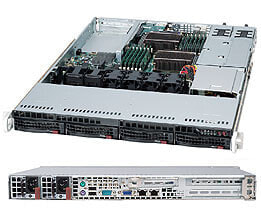 Supermicro CSE-815TQC-R706WB - Rack - Server - Black - 1U - Fan fail - HDD - LAN - Power - System - USA - UL listed - FCC Canada - CUL listed Germany - TUV Certified Europe/CE Mark EN 60950/IEC...
