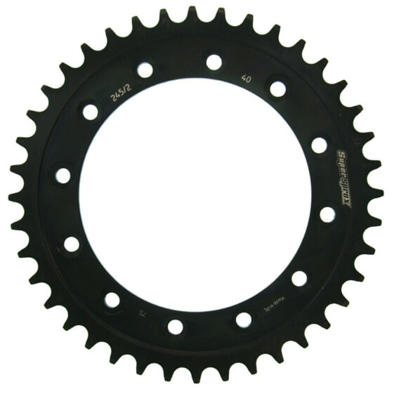 SUPERSPROX Steel Honda 520x40 RFE2452X40BLK Rear Sprocket