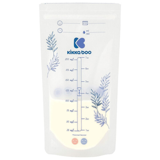 KIKKABOO With 50 Units Temperature Sensor Milk Storage Bags