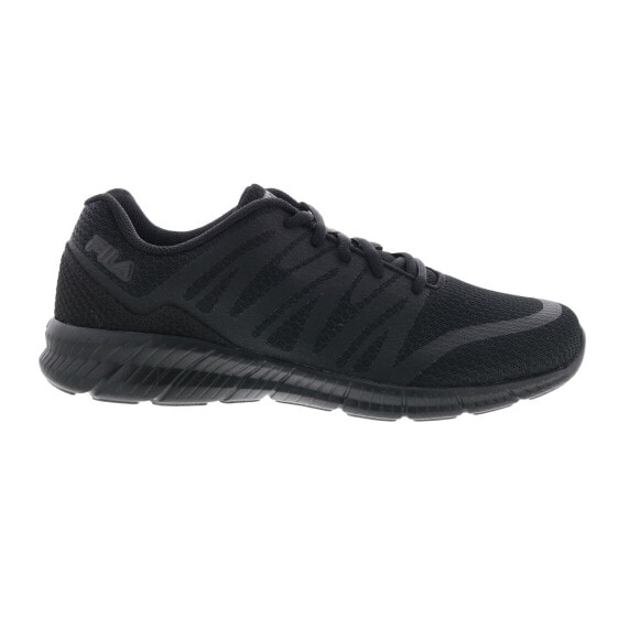 Fila Memory Fantom 5 1RM01400-001 Mens Black Canvas Athletic Running Shoes