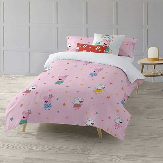 Пододеяльник Peppa Pig Awesome Разноцветный 175 темы 140 x 200 cm