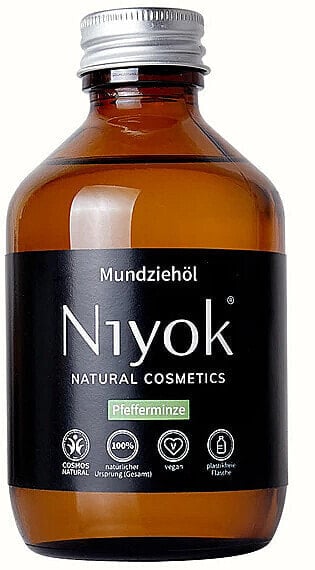 Mundspülöl Pfefferminze - Niyok Natural Cosmetics 500 ml