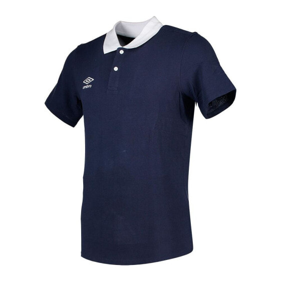 UMBRO Contrast Collar Piqué short sleeve polo