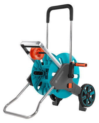 Катушка для шланга GARDENA AquaRoll M Easy - Cart reel - Manual - Functional - Black,Blue,Orange - Freestanding - 60 m