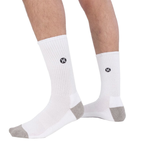 HURLEY Icon 1/2 Terry crew socks 3 pairs