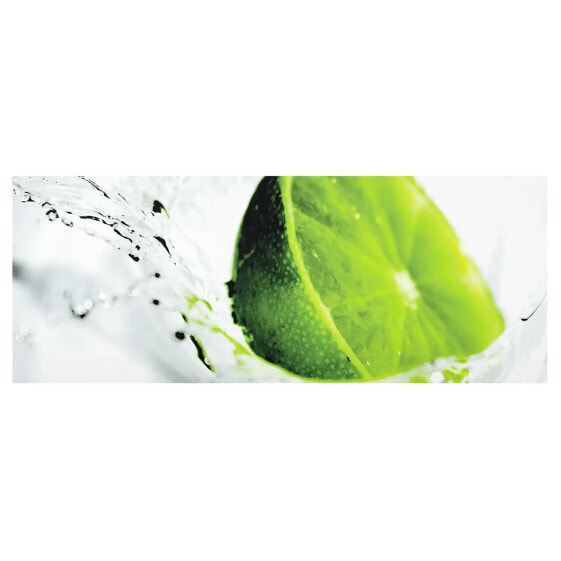 Glasbild Splash Lime