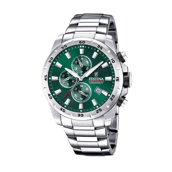 Men's Watch Festina F20463/3 Green Silver