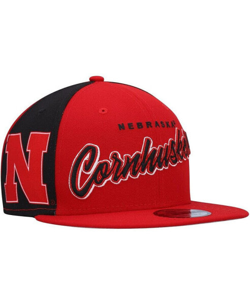 Бейсболка New Era мужская красная Nebraska Huskers Outright 9FIFTY Snapback Hat