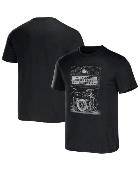 Men's NFL x Darius Rucker Collection by Black Chicago Bears Band T-shirt